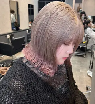 カラー miharu‪‪/ ハイトーン/複雑履歴のヘアスタイル