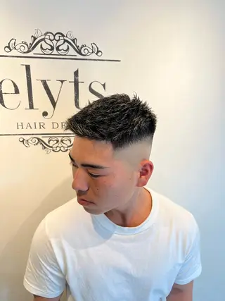 ショート カラー パーマ メンズ 💈men's💈 satoru中目黒のヘアスタイル