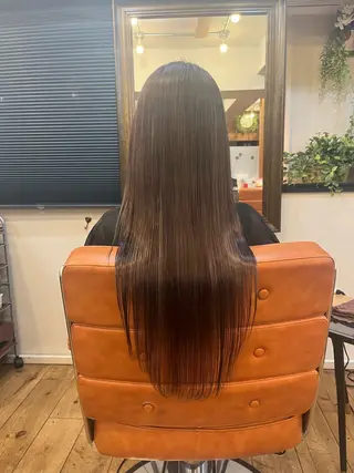 ロング ⚪️髪質改善 縮毛 店長 コウ⚪️のヘアスタイル