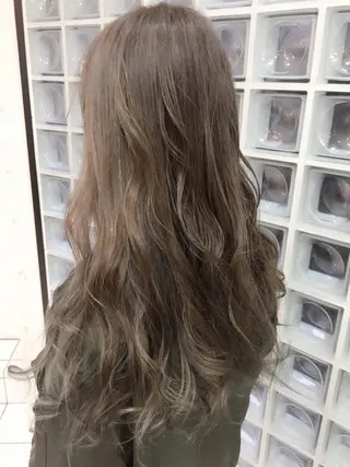 ロング カラー パーマ ヘアアレンジ 神山 昌子のヘアスタイル
