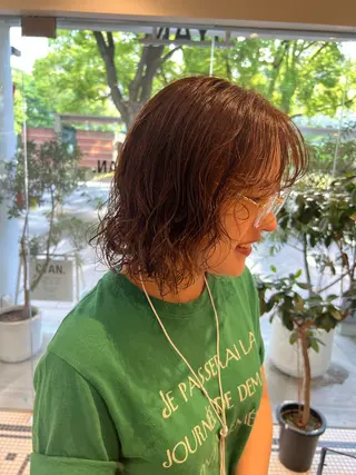 ショート パーマ/名古屋パーマ / コデラ ナナホのヘアスタイル