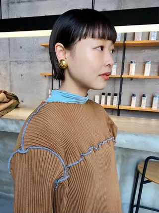 ショート カラー ヘアアレンジ son hair HIROEのヘアスタイル
