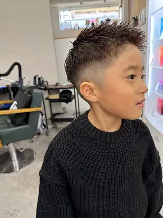 メンズ キッズ 八谷 将平のヘアスタイル