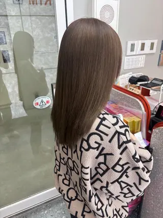 セミロング カラー ✨韓国ヘア/やすよ/ 透明感/レイヤー✨のヘアスタイル