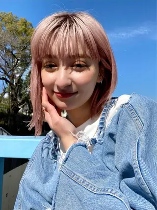 ミディアム カラー REMMA 海外風×髪質改善のヘアスタイル