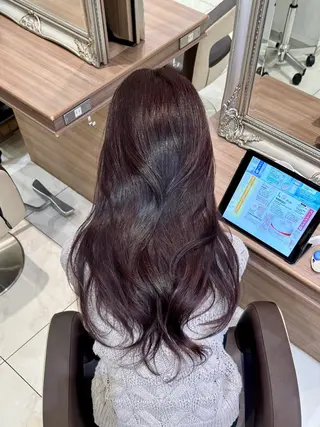 ロング 🇰🇷韓国スタイル |カラー🎀mikuのヘアスタイル