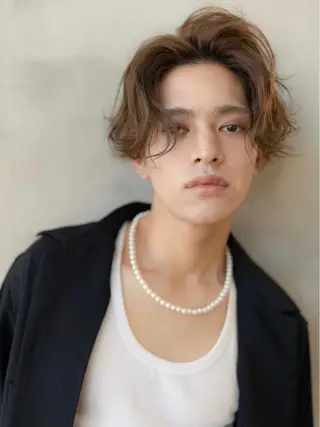 カラー パーマ メンズ 10月限定モニター 髪質改善美髪矯正のヘアスタイル