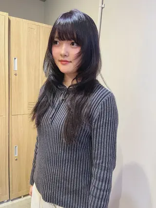 カラー レイヤーカット🍏 オリーブ/ののかのヘアスタイル