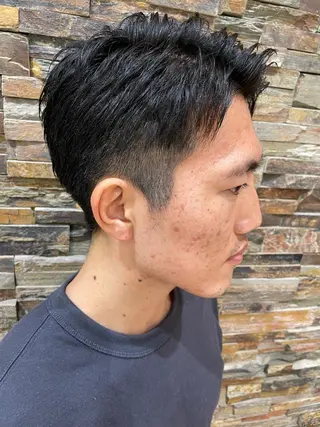 ショート メンズ 岩尾 瑛斗のヘアスタイル