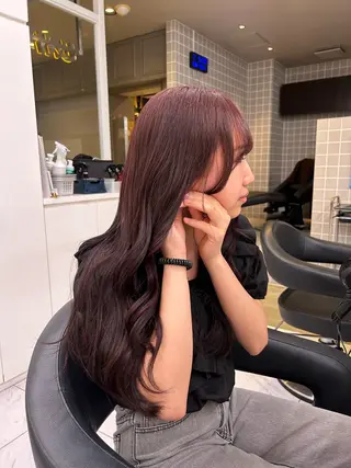 カラー 透明感ベージュ🤎 ナチュラルレイヤーのヘアスタイル