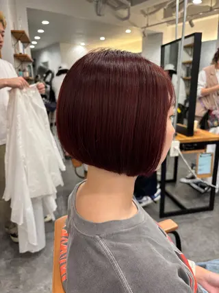 ショート カラー SHIAN橋本店 おぐちまほのヘアスタイル