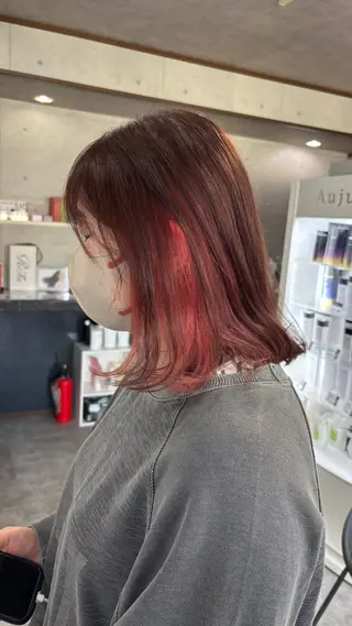 ミディアム REVE美容室 REVEマツエクのヘアスタイル