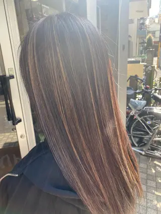 ロング カラー pep natsumiのヘアスタイル