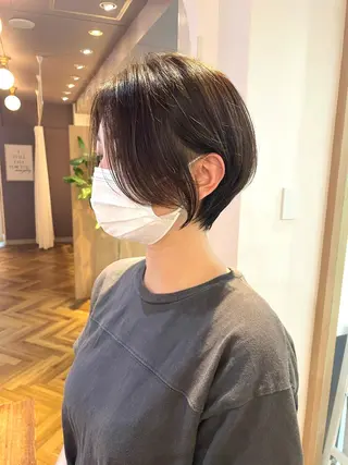 ショート カラー くがれいじ 梅田/ショート/ボブのヘアスタイル
