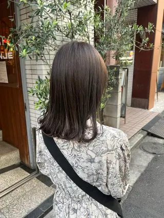 ミディアム カラー 🫧髪質改善/縮毛 矯正/RIKOのヘアスタイル