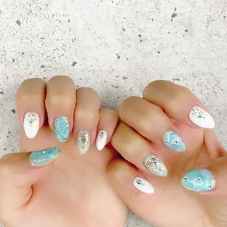 セミロング ネイル Salon Kのネイルデザイン