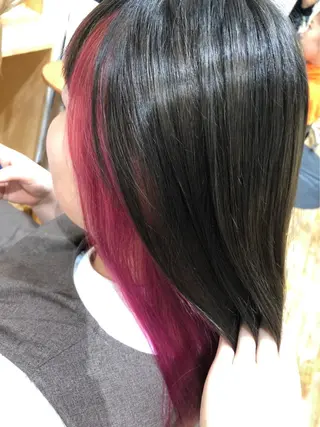 ロング カラー 堀 大輔のヘアスタイル