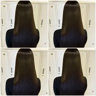 ロング カラー 髪質改善 艶髪矯正 エクステ かいり✂️のヘアスタイル