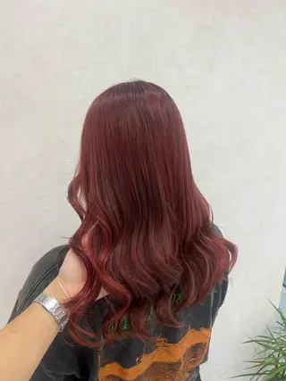 ミディアム 韓国風🫧艶カラー 💟ran💟のヘアスタイル