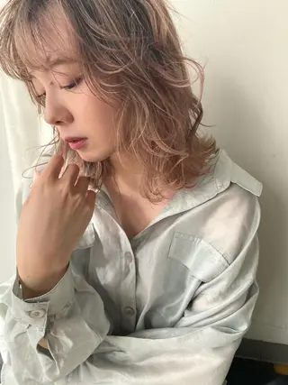ミディアム 小澤大輔 YOLO hairのヘアスタイル