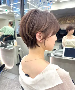 ショート 《髪質改善✖️レイヤ ー🩶》ナオヤのヘアスタイル