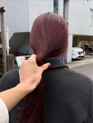 ロング カラー 村田 りょうやのヘアスタイル