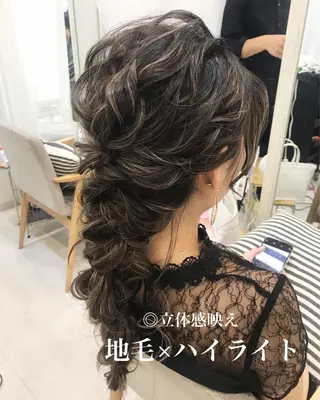 ロング ヘアアレンジ takebuchi harukaのヘアスタイル