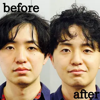 ショート メンズ アイブロウ メンズ眉毛ワックス 青山英憲のヘアスタイル