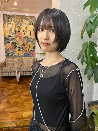 ショート ハシモトタケル🌿 ボブ/レイヤーカットのヘアスタイル