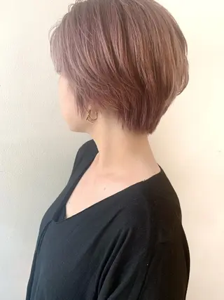ショート カラー 🌟アレンジが似合う カラー🌟Rumiのヘアスタイル