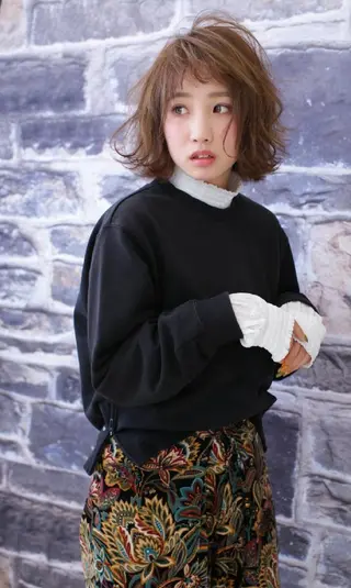 ショート カラー パーマ ヘアアレンジ メンズ キッズ ネイル マツエク・マツパ MODE K´s eau髪質改善特化のヘアスタイル