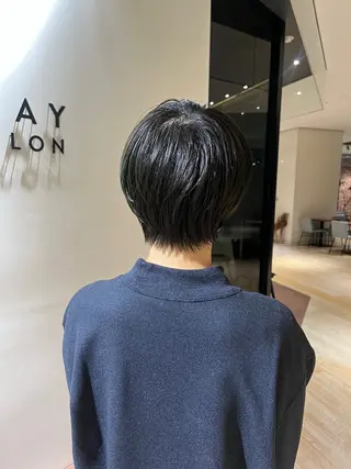 ショート カラー マンツーマン 縮毛矯正/マユコのヘアスタイル