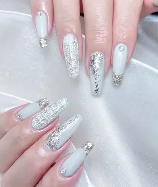 ネイル M🌷nail 長さだし専門店のネイルデザイン