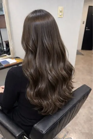 ロング カラー AMI Hair  supply所属・髪質改善カラー韓国風 レイヤーtudaのヘアスタイル