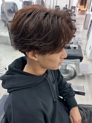 カラー パーマ メンズ 土岐 仁/メンズ専門 パーマ特化美容師🌀のヘアスタイル