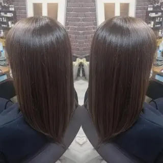 セミロング 池田 恵久美のヘアスタイル