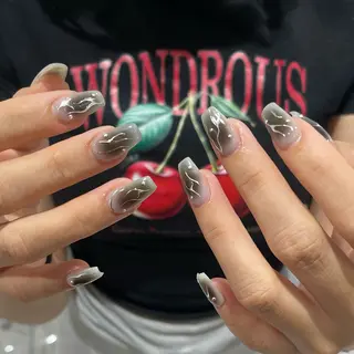 ネイル IROHA NAIL Kurumi🪽🫧のネイルデザイン