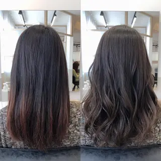 セミロング カラー 西野 美空🍊のヘアスタイル