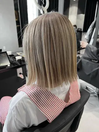 ショート カラー 髪質改善_WHITE RYUSUKEのヘアスタイル