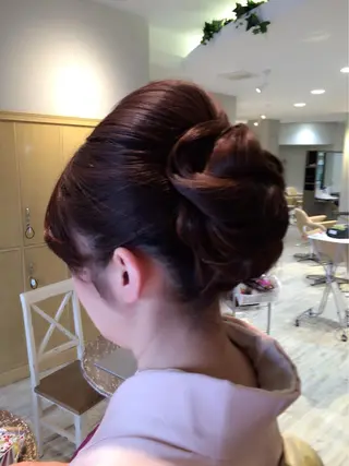 ヘアアレンジ ヘアセット 野中のヘアスタイル
