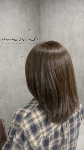 ミディアム カットモデル募 集🩵AYAKA🩵のヘアスタイル