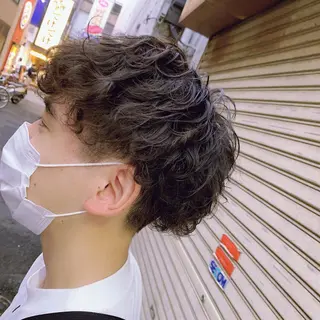 ショート パーマ ヘアアレンジ メンズ 【メンズモデル募集】 Bassa所沢のヘアスタイル