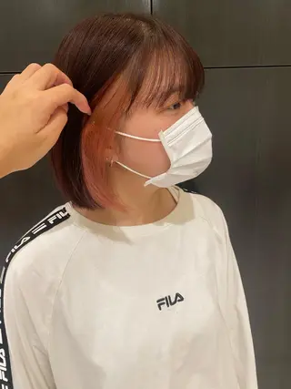 ショート カラー 大口 楓のヘアスタイル