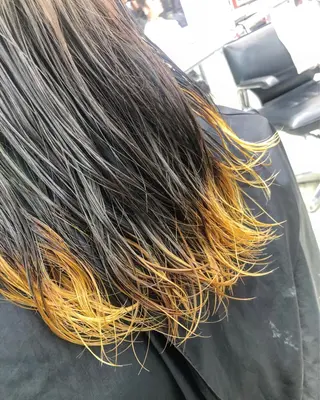 ロング カラー パーマ ヘアアレンジ メンズ キッズ ネイル マツエク・マツパ レイヤー/顔周り 韓国ヘア森田和貴のヘアスタイル