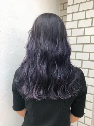セミロング カラー メンズカット特化柏駅 徒歩3分LOUのヘアスタイル