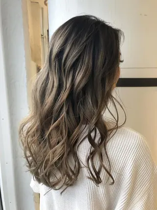 セミロング カラー welring hair salonのヘアスタイル