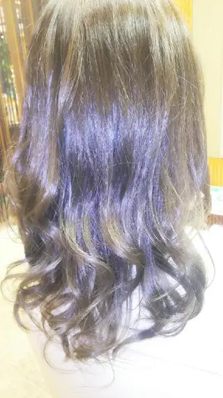 セミロング カラー 脇田 雄大のヘアスタイル
