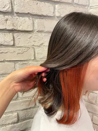 ミディアム カラー ブリーチ超特化美容師 ☯️ルカ✡️💫のヘアスタイル