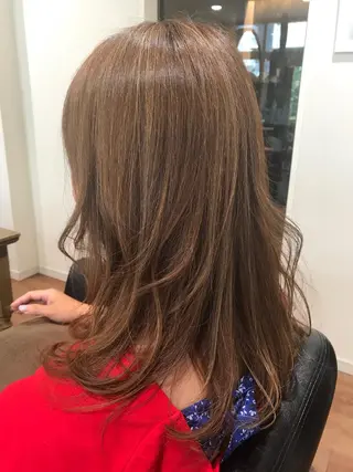 ロング カラー アザマ　ヤスカツ _rosso 川口のヘアスタイル