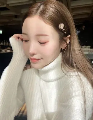 ロング ブリーチ/縮毛矯正/ 韓国/💗ホノカ💗のヘアスタイル